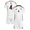 Original Trikotsatz Deutschland Tah 4 Heimtrikot EURO 2024 Für Kinder